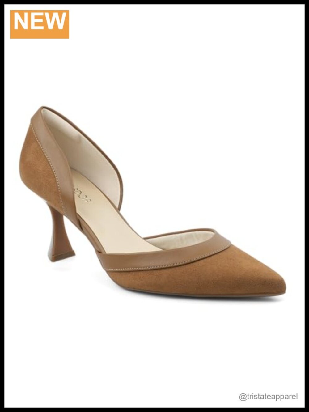 Pointed Toe Kitten Heel Pumps Faux Leather Comfortable Dress Shoes for Women